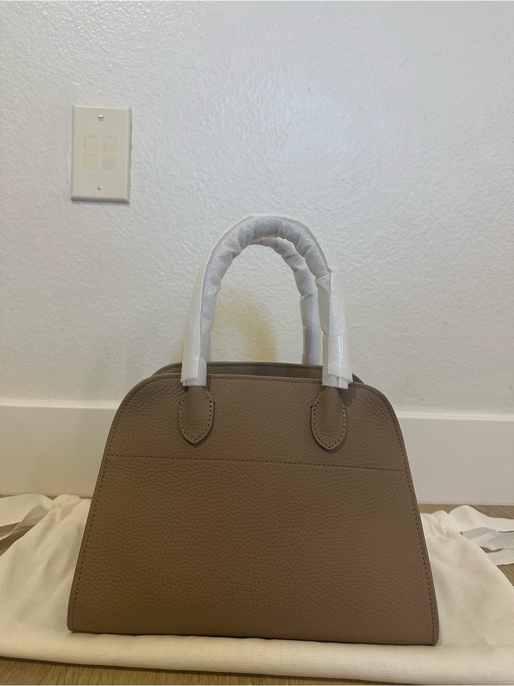 NWT The Row Margaux 10 Dark Taupe